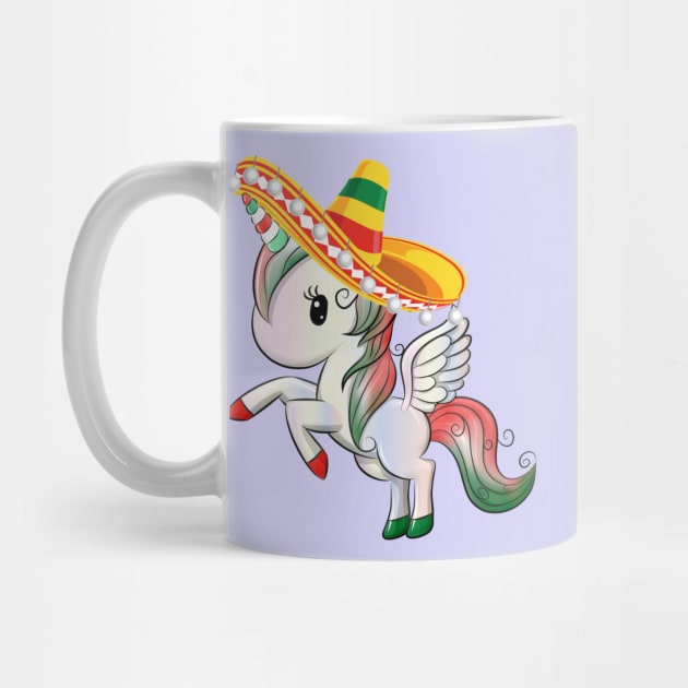 Cinco de Mayo Pegasus-Unicorn by HolidayBug